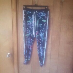 Secret Treasures Women’s Lounge Sleep Pants Blue Tropical Print Size M